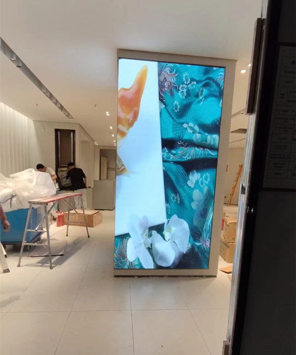西陵商场门店转角LED显示屏